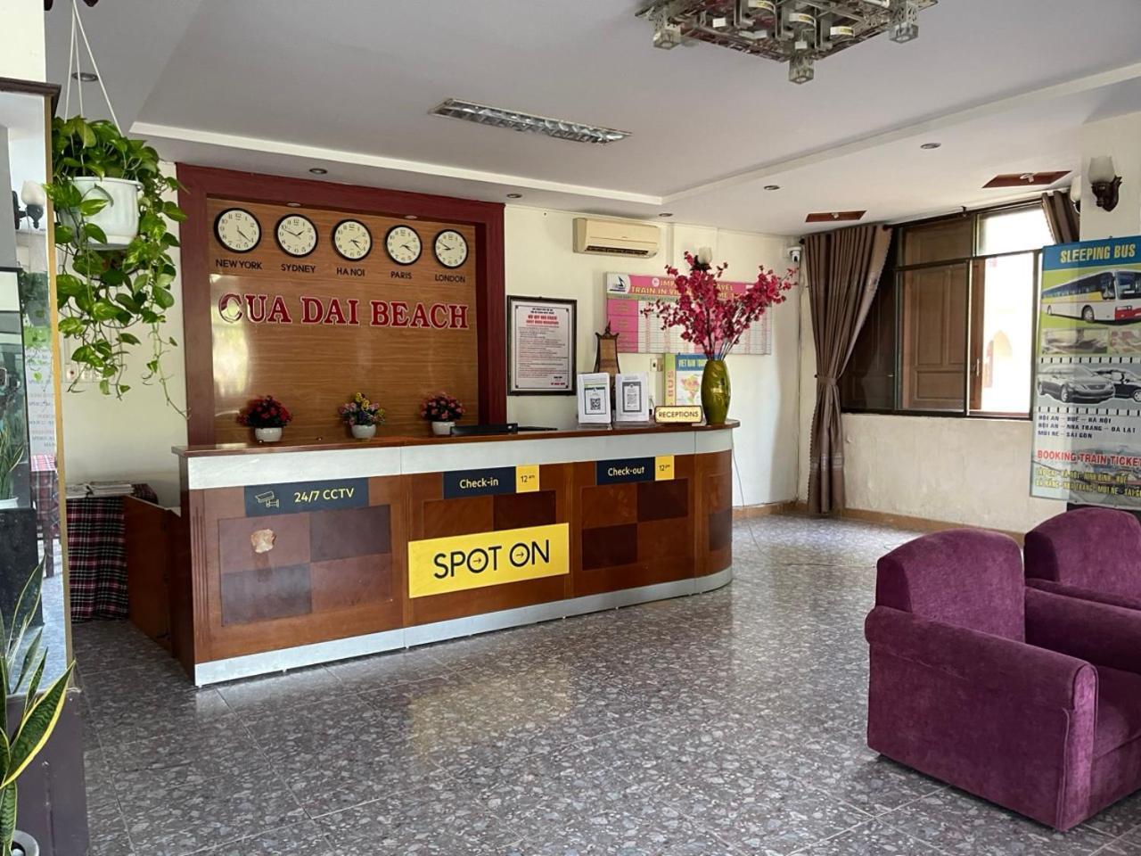 Cua Dai Beach Hotel View Beach & River An Luong Exterior photo